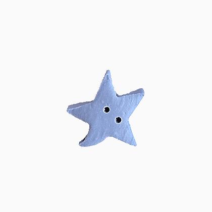 3416L - Baby Blue Large Star da Just Another Button co - 3000-3999 -  Charms, Perline, Bottoni - Casa Cenina