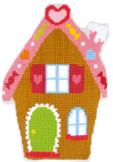 Gingerbread House da Vervaco - Bambini - Kit Punto Croce Kit - Casa Cenina