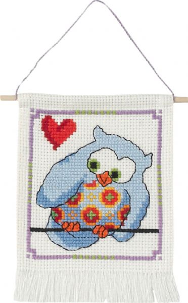 Blue Owl da Permin of Copenhagen - Primi Kit - Kit Punto Croce Kit - Casa  Cenina