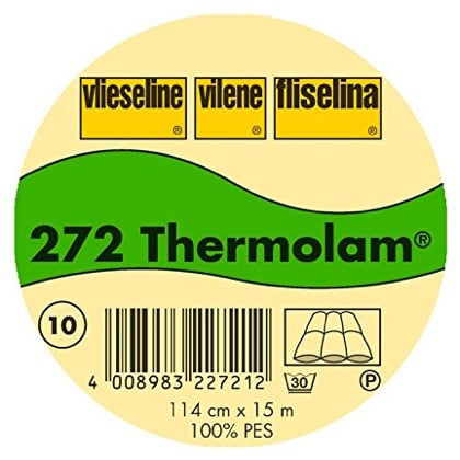 Vlieseline- Ovatta 272 THERMOLAN - Imbottitura Sintetica Pesante, Morbida e  Termo Isolante - Bianco h90 cm